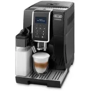 Mașină de cafea automată DeLonghi Dinamica ECAM 350.55.B, 15 bar, râșniță încorporată, sistem de lapte, tavă pentru cafea măcinată