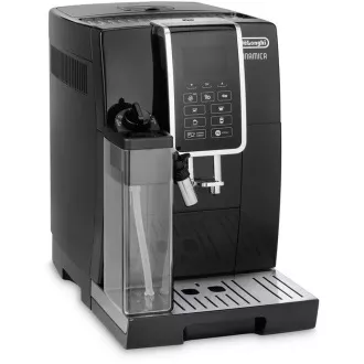 Mașină de cafea automată DeLonghi Dinamica ECAM 350.55.B, 15 bar, râșniță încorporată, sistem de lapte, tavă pentru cafea măcinată Mașină de cafea automată DeLonghi Dinamica ECAM 350.55.B, 15 bar, râșniță încorporată, sistem de lapte, tavă pentru cafea măcinată