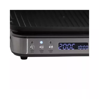 Gratar de contact electric Orava Grillchef-3, 2000 W, display LCD, timer, control digital
