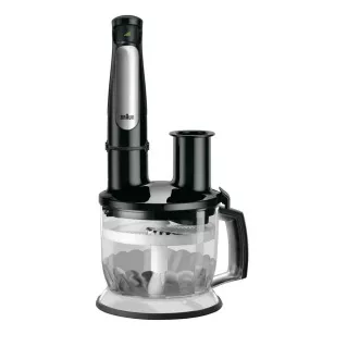 Blender cu băț Braun Multiquick 7 MQ 7087 X, 1000 W, accesorii bogate, control al vitezei, negru