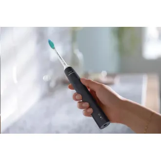 Philips HX3673/14 Sonicare 3100, periuță de dinți, pentru adulți, 31000 oscilații/min, cronometru, senzor de presiune, carcasă, neagră Philips HX3673/14 Sonicare 3100, periuță de dinți, pentru adulți, 31000 oscilații/min, cronometru, senzor de presiune, carcasă, neagră