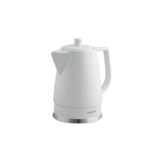 Fierbător electric Orava VK-3813 W, 1500 W, 1,5 l, ceramică, oprire automată, alb