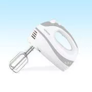 Mixer de mână Orava SL-110, 300 W, 75 dB, 5 viteze, comutator cu puls, gri/alb