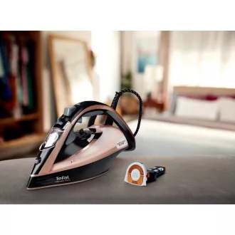Fier de călcat cu aburi Tefal Ultimate Pure FV9845E0, 3200 W, Anti-picurare, oprire automată, piersică Fier de călcat cu aburi Tefal Ultimate Pure FV9845E0, 3200 W, Anti-picurare, oprire automată, piersică