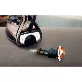 Fier de călcat cu aburi Tefal Ultimate Pure FV9845E0, 3200 W, Anti-picurare, oprire automată, piersică Fier de călcat cu aburi Tefal Ultimate Pure FV9845E0, 3200 W, Anti-picurare, oprire automată, piersică