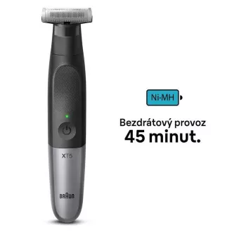 Aparat de tuns barba Braun Series X XT5100, fără fir, 5 accesorii, SkinGuard, rezistent la apă, negru Aparat de tuns barba Braun Series X XT5100, fără fir, 5 accesorii, SkinGuard, rezistent la apă, negru
