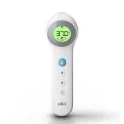 Termometru fără contact Braun BNT400WE, Age Precision, mod silențios, afișaj cu iluminare din spate, alb - Despachetat