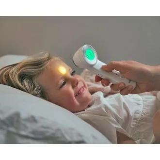 Termometru fără contact Braun BNT400WE, Age Precision, mod silențios, afișaj cu iluminare din spate, alb - Despachetat