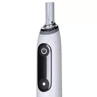 Periuță de dinți electrică Oral-B iO 10 Stardust White, magnetică, 7 moduri, afișaj, urmărire AI 3D a suprafeței dinților, albă