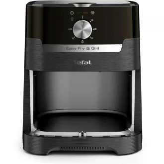 TEFAL EY501815 Prăjitor cu aer cald Easy Fry & Grill, pentru prăjire și grătar, 4, 2 l, 1550 W, control mecanic, negru TEFAL EY501815 Prăjitor cu aer cald Easy Fry & Grill, pentru prăjire și grătar, 4, 2 l, 1550 W, control mecanic, negru