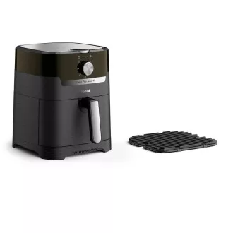 TEFAL EY501815 Prăjitor cu aer cald Easy Fry & Grill, pentru prăjire și grătar, 4, 2 l, 1550 W, control mecanic, negru TEFAL EY501815 Prăjitor cu aer cald Easy Fry & Grill, pentru prăjire și grătar, 4, 2 l, 1550 W, control mecanic, negru