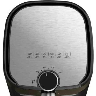 TEFAL EY501815 Prăjitor cu aer cald Easy Fry & Grill, pentru prăjire și grătar, 4, 2 l, 1550 W, control mecanic, negru TEFAL EY501815 Prăjitor cu aer cald Easy Fry & Grill, pentru prăjire și grătar, 4, 2 l, 1550 W, control mecanic, negru