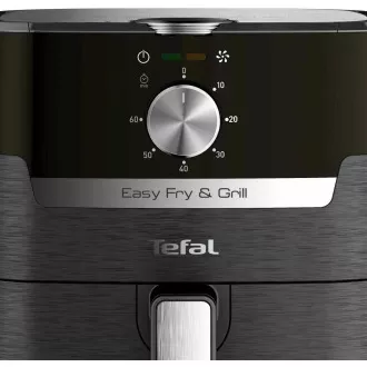 TEFAL EY501815 Prăjitor cu aer cald Easy Fry & Grill, pentru prăjire și grătar, 4, 2 l, 1550 W, control mecanic, negru TEFAL EY501815 Prăjitor cu aer cald Easy Fry & Grill, pentru prăjire și grătar, 4, 2 l, 1550 W, control mecanic, negru
