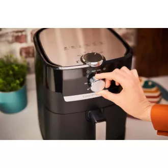 TEFAL EY501815 Prăjitor cu aer cald Easy Fry & Grill, pentru prăjire și grătar, 4, 2 l, 1550 W, control mecanic, negru TEFAL EY501815 Prăjitor cu aer cald Easy Fry & Grill, pentru prăjire și grătar, 4, 2 l, 1550 W, control mecanic, negru