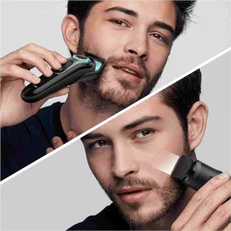 Aparat de tuns barba Braun BT3323, 20 de setări de lungime, de la 0,5 la 10 mm, perie de curățare, negru