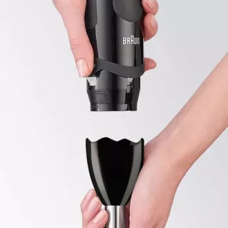 Blender cu băț Braun MultiQuick 5 Vario MQ5235BK, 1000 W, 21 de viteze, comutator de impulsuri, zdrobitor de gheață, negru Blender cu băț Braun MultiQuick 5 Vario MQ5235BK, 1000 W, 21 de viteze, comutator de impulsuri, zdrobitor de gheață, negru