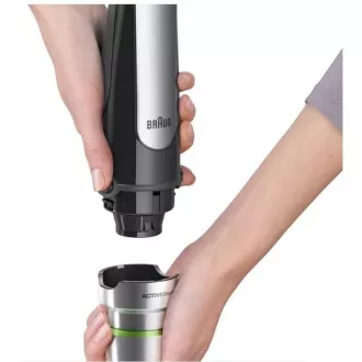 Blender Braun MQ7000X, 1000 W, zdrobitor de gheață, 2 lame, bol de amestecare