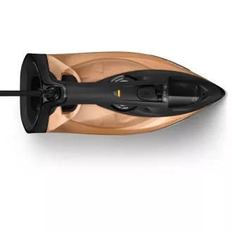 Fier de călcat cu aburi Philips DST7040/80, 2800 W, oprire automată, autocurățare, stropire, auriu/negru