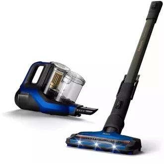 Philips 8000 Series XC8049/01 aspirator fără fir, cu băț, cu lumină LED, PowerCyclone 10, albastru
