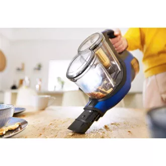 Philips 8000 Series XC8049/01 aspirator fără fir, cu băț, cu lumină LED, PowerCyclone 10, albastru