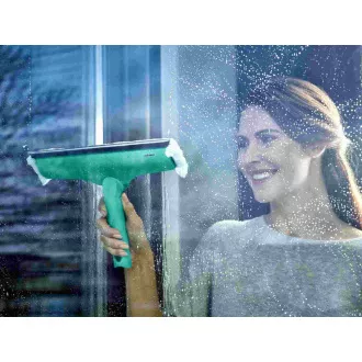 Leifheit 51120 mop pentru ferestre cu mâner telescopic și articulație pivotantă