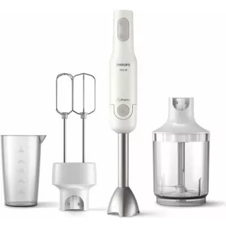 Mixer de mână Philips Daily Collection ProMix HR2546/00, 700 W, funcție Turbo, design ergonomic, alb