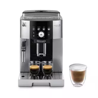 Aparat automat de cafea DeLonghi Magnifica S Smart ECAM 250.23.SB, 1450 W, 15 bar, rasnita incorporata, argintiu Aparat automat de cafea DeLonghi Magnifica S Smart ECAM 250.23.SB, 1450 W, 15 bar, rasnita incorporata, argintiu