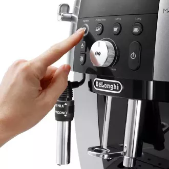 Aparat automat de cafea DeLonghi Magnifica S Smart ECAM 250.23.SB, 1450 W, 15 bar, rasnita incorporata, argintiu Aparat automat de cafea DeLonghi Magnifica S Smart ECAM 250.23.SB, 1450 W, 15 bar, rasnita incorporata, argintiu