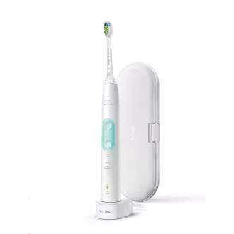 Philips HX6857/28 Periuță de dinți Sonicare ProtectiveClean 5100, 62000 oscilații/min, 3 moduri, temporizator, carcasă, alb