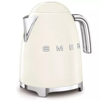Fierbător electric Smeg KLF03CREU, 1, 7 l, (7 cești), 2400 W, stil anii 1950, crem