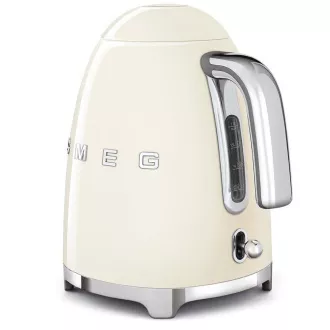Fierbător electric Smeg KLF03CREU, 1, 7 l, (7 cești), 2400 W, stil anii 1950, crem