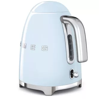 Fierbător electric Smeg KLF03PBEU, 1, 7 l (7 cești), 2400 W, stil anii 1950, albastru pastelat Fierbător electric Smeg KLF03PBEU, 1, 7 l (7 cești), 2400 W, stil anii 1950, albastru pastelat