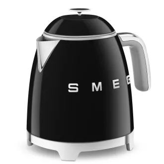 Mini-ceainic Smeg KLF05BLEU, 0, 8 l / 3 căni, 1400 W, stil anii '50, negru