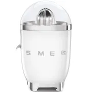 Storcător de citrice Smeg CJF11WHEU, 70 W, presiune manuală, con universal din oțel inoxidabil, alb