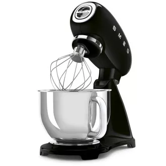 Robot de bucătărie Smeg SMF03BLEU, 800 W, 4, 8 l, bol din oțel inoxidabil, 10 programe, negru complet colorat