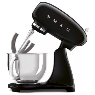 Robot de bucătărie Smeg SMF03BLEU, 800 W, 4, 8 l, bol din oțel inoxidabil, 10 programe, negru complet colorat