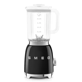 Blender Smeg BLF03BLEU, 800 W, 4 programe, funcție de pulsare, 18000 RPM, lamă din oțel inoxidabil, Ice crush, 50's Style, negru Blender Smeg BLF03BLEU, 800 W, 4 programe, funcție de pulsare, 18000 RPM, lamă din oțel inoxidabil, Ice crush, 50's Style, negru