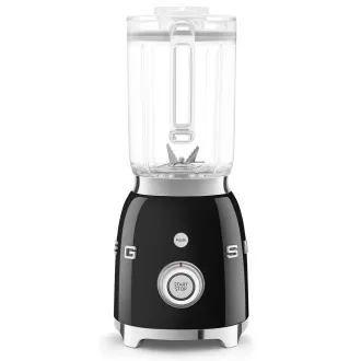 Blender Smeg BLF03BLEU, 800 W, 4 programe, funcție de pulsare, 18000 RPM, lamă din oțel inoxidabil, Ice crush, 50's Style, negru Blender Smeg BLF03BLEU, 800 W, 4 programe, funcție de pulsare, 18000 RPM, lamă din oțel inoxidabil, Ice crush, 50's Style, negru