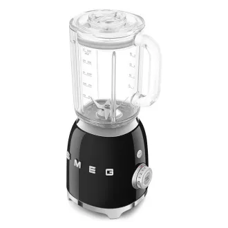 Blender Smeg BLF03BLEU, 800 W, 4 programe, funcție de pulsare, 18000 RPM, lamă din oțel inoxidabil, Ice crush, 50's Style, negru Blender Smeg BLF03BLEU, 800 W, 4 programe, funcție de pulsare, 18000 RPM, lamă din oțel inoxidabil, Ice crush, 50's Style, negru
