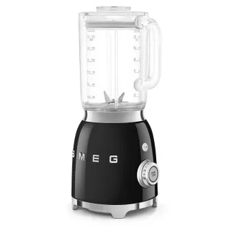 Blender Smeg BLF03BLEU, 800 W, 4 programe, funcție de pulsare, 18000 RPM, lamă din oțel inoxidabil, Ice crush, 50's Style, negru Blender Smeg BLF03BLEU, 800 W, 4 programe, funcție de pulsare, 18000 RPM, lamă din oțel inoxidabil, Ice crush, 50's Style, negru