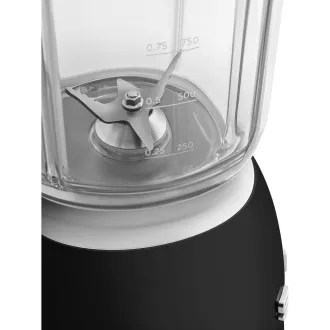 Blender Smeg BLF03BLEU, 800 W, 4 programe, funcție de pulsare, 18000 RPM, lamă din oțel inoxidabil, Ice crush, 50's Style, negru Blender Smeg BLF03BLEU, 800 W, 4 programe, funcție de pulsare, 18000 RPM, lamă din oțel inoxidabil, Ice crush, 50's Style, negru