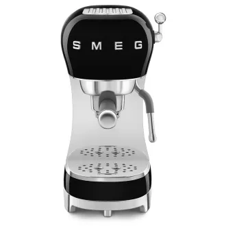 Aparat de cafea espresso Smeg ECF02BLEU, pârghie, 1350 W, 15 bar, bloc termic, încălzitor pasiv pentru cești, negru Aparat de cafea espresso Smeg ECF02BLEU, pârghie, 1350 W, 15 bar, bloc termic, încălzitor pasiv pentru cești, negru