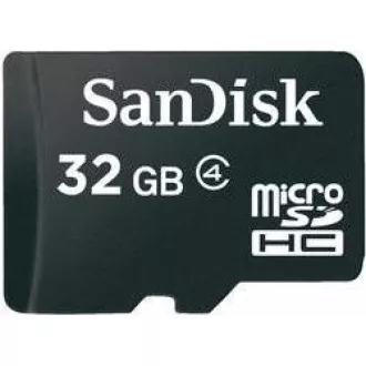 Card SanDisk MicroSDHC de 32 GB (clasa 4)