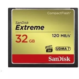 SanDisk Compact Flash 32GB Extreme (R: 120 / W: 85 MB / s) UDMA7