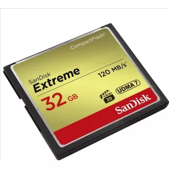 SanDisk Compact Flash 32GB Extreme (R: 120 / W: 85 MB / s) UDMA7