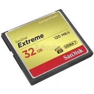 SanDisk Compact Flash 32GB Extreme (R: 120 / W: 85 MB / s) UDMA7