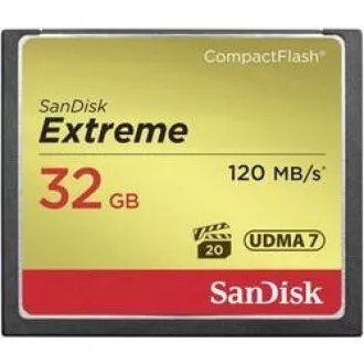 SanDisk Compact Flash 32GB Extreme (R: 120 / W: 85 MB / s) UDMA7