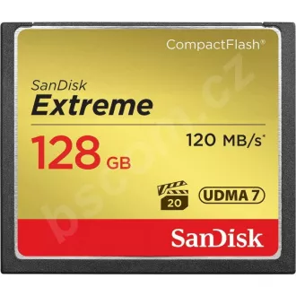Card SanDisk Compact Flash Extreme de 128GB (R:120/W:85 MB/s UDMA7) Card SanDisk Compact Flash Extreme de 128GB (R:120/W:85 MB/s UDMA7)