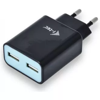 iTec USB Power Charger 2 Port 2.4A - încărcător USB - negru