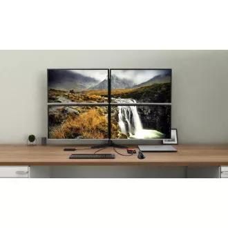Stație de andocare iTec USB-C Quattro Display cu putere de livrare 85 W Stație de andocare iTec USB-C Quattro Display cu putere de livrare 85 W